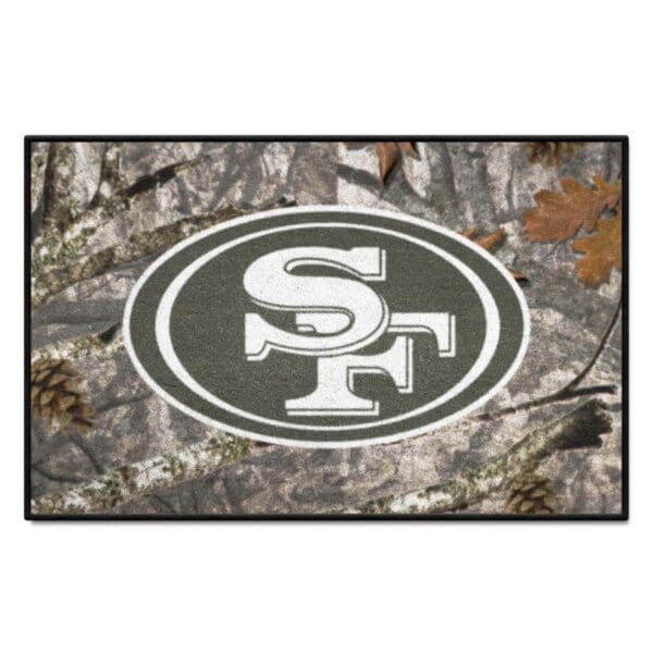 San Francisco 49ers Camo Starter Mat Accent Rug 19in. x 30in 1 scaled