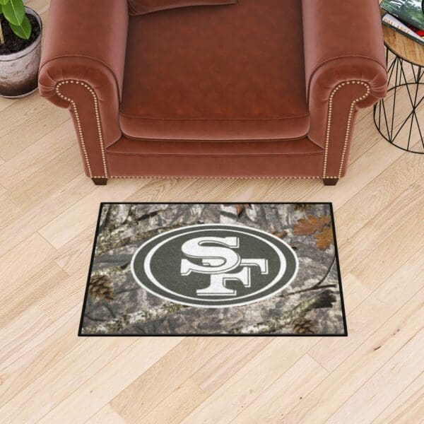 San Francisco 49ers Camo Starter Mat Accent Rug - 19in. x 30in.
