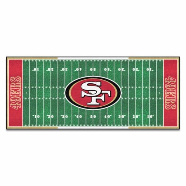 San Francisco 49ers Field Runner Mat 30in. x 72in 1 scaled