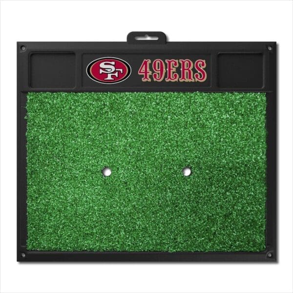 San Francisco 49ers Golf Hitting Mat 1 scaled