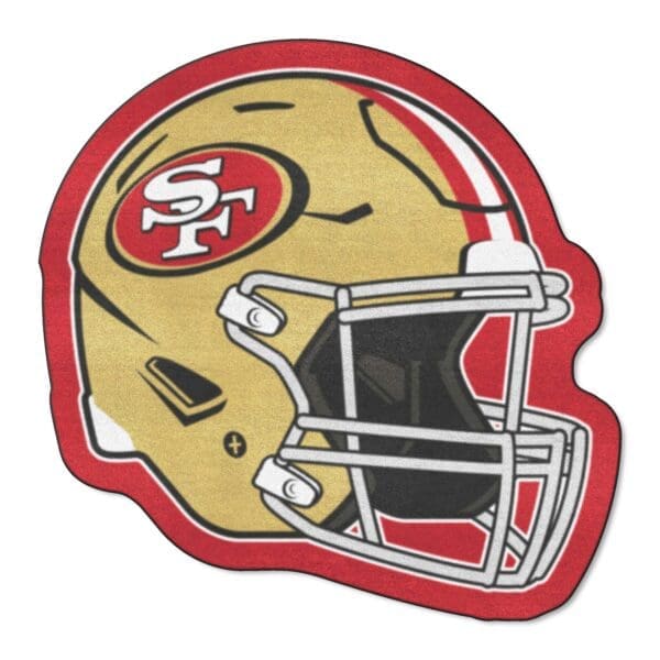 San Francisco 49ers Mascot Helmet Rug 1 scaled