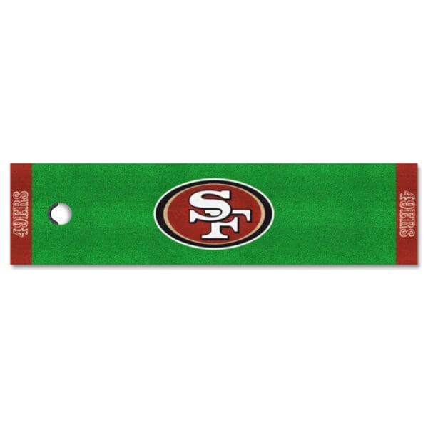 San Francisco 49ers Putting Green Mat 1.5ft. x 6ft 1 1 scaled