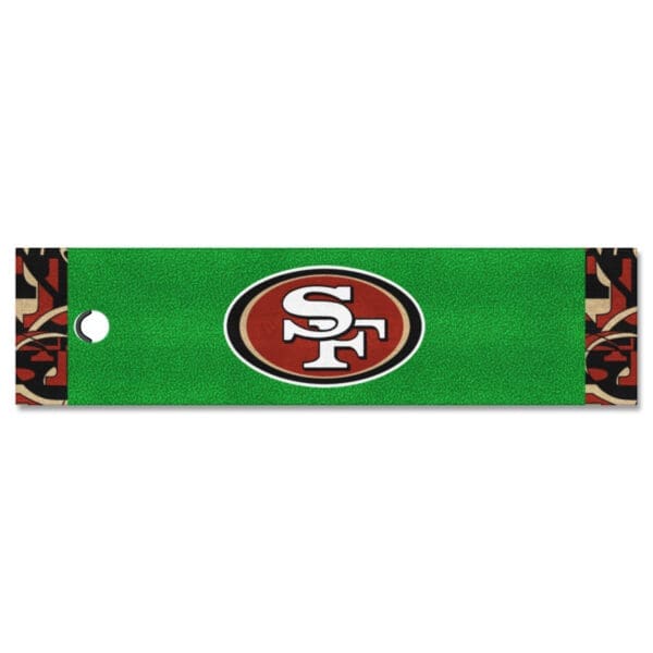 San Francisco 49ers Putting Green Mat 1.5ft. x 6ft 1 scaled
