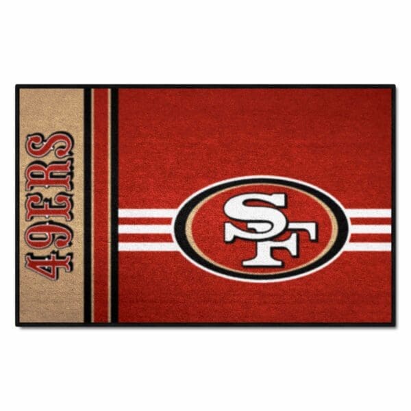 San Francisco 49ers Starter Mat Accent Rug Uniform Style 19in. x 30in 1 scaled