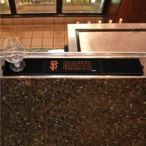 San Francisco Giants Bar Drink Mat - 3.25in. x 24in.