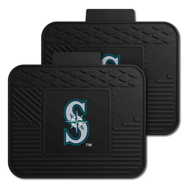 Seattle Mariners Back Seat Car Utility Mats 2 Piece Set 1 scaled