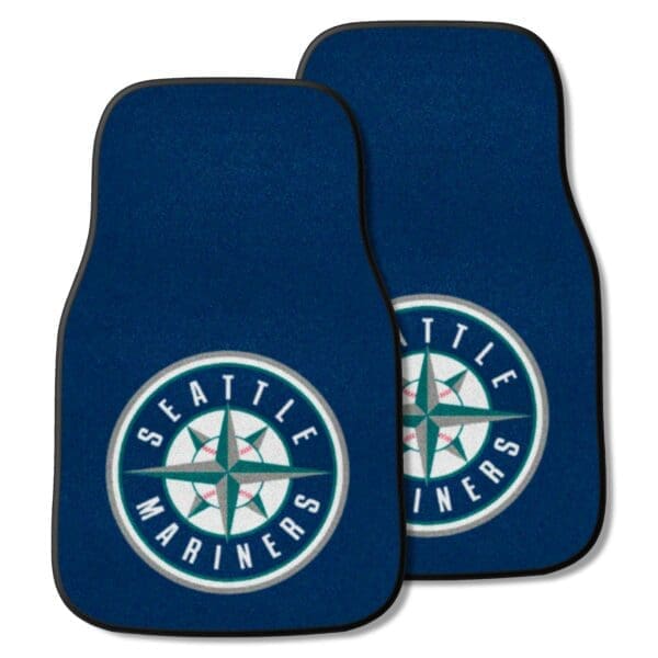 Seattle Mariners Front Carpet Car Mat Set 2 Pieces 1 scaled