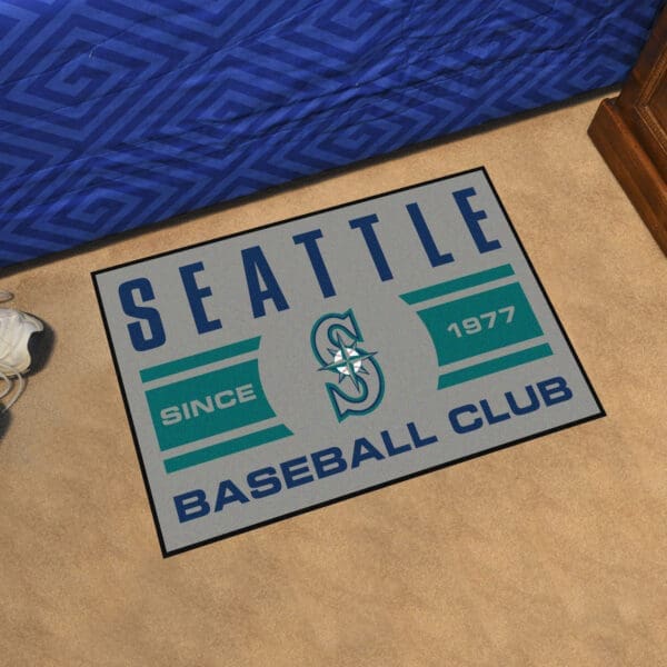 Seattle Mariners Starter Mat Accent Rug - 19in. x 30in.