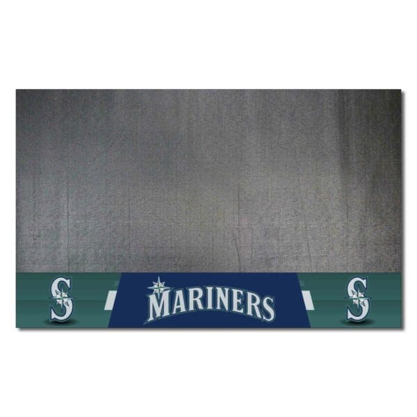 Seattle Mariners Vinyl Grill Mat 26in. x 42in 1 2 scaled