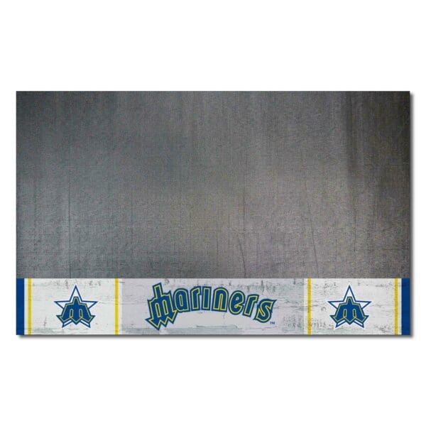 Seattle Mariners Vinyl Grill Mat 26in. x 42in 1 scaled
