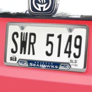 Seattle Seahawks Embossed License Plate Frame