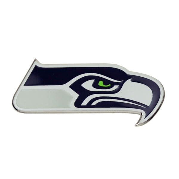 Seattle Seahawks Heavy Duty Aluminum Embossed Color Emblem 1