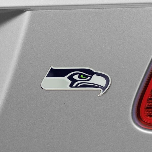 Seattle Seahawks Heavy Duty Aluminum Embossed Color Emblem