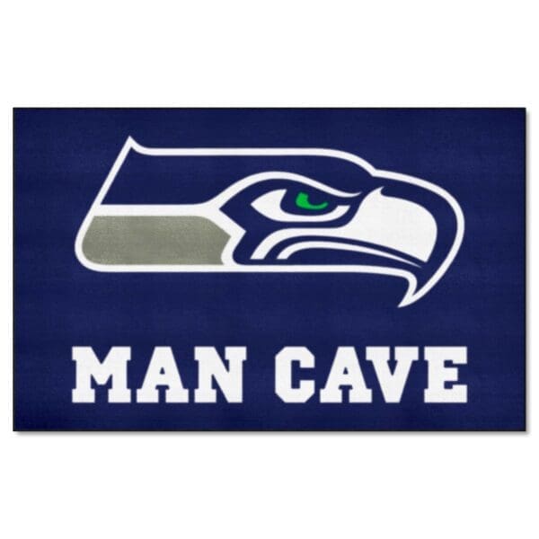 Seattle Seahawks Man Cave Ulti Mat Rug 5ft. x 8ft 1 scaled