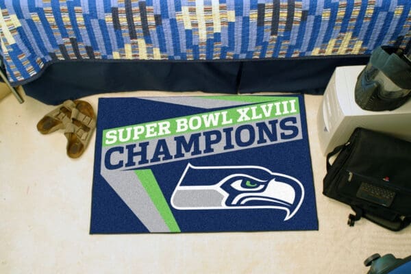 Seattle Seahawks Starter Mat Accent Rug - 19in. x 30in.