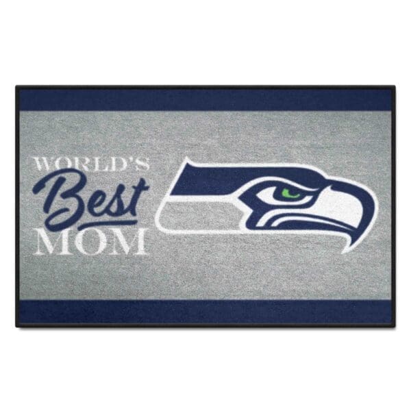 Seattle Seahawks Worlds Best Mom Starter Mat Accent Rug 19in. x 30in 1 scaled