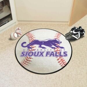 Sioux Falls Cougars Baseball Rug - 27in. Diameter