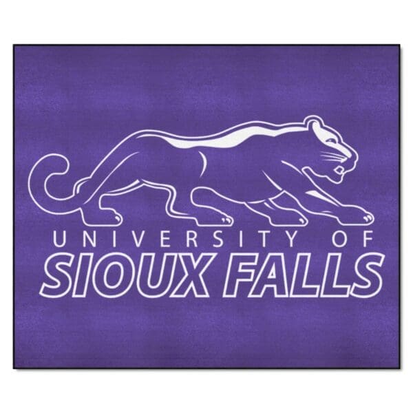 Sioux Falls Cougars Tailgater Rug 5ft. x 6ft 1 scaled