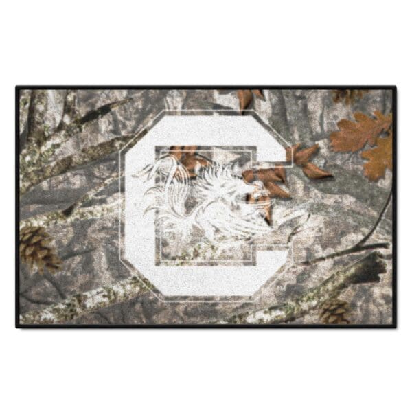 South Carolina Gamecocks Camo Starter Mat Accent Rug 19in. x 30in 1 scaled