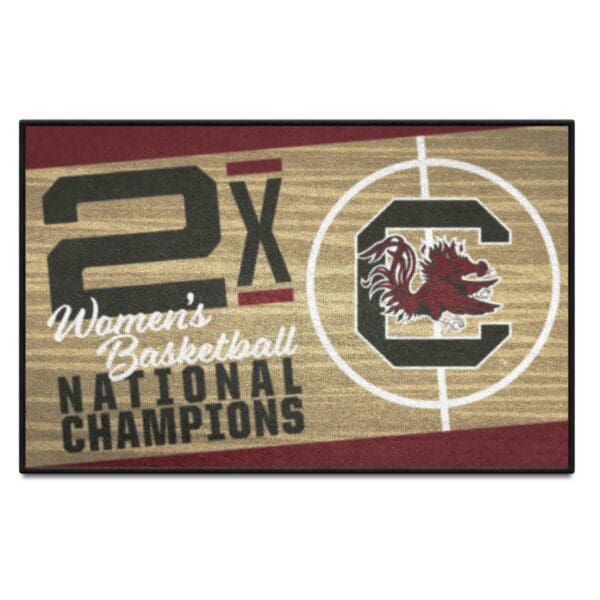 South Carolina Gamecocks Dynasty Starter Mat Accent Rug 19in. x 30in 1 scaled