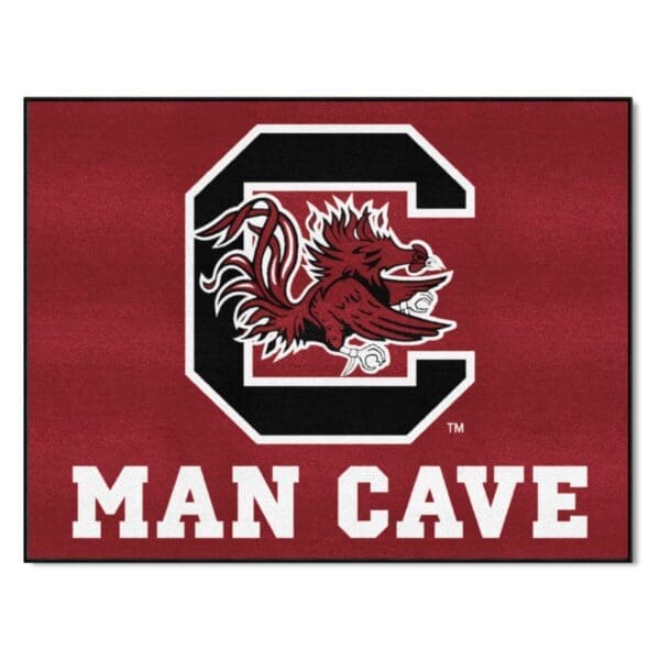 South Carolina Gamecocks Man Cave All Star Rug 34 in. x 42.5 in 1 scaled