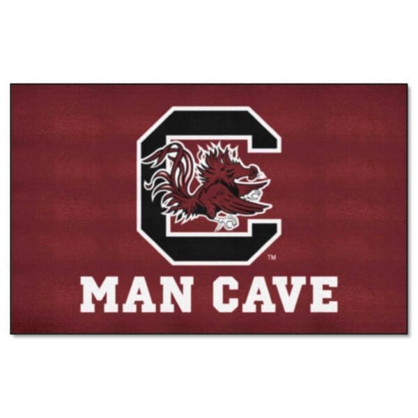 South Carolina Gamecocks Man Cave Ulti Mat Rug 5ft. x 8ft 1 scaled