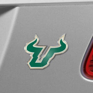 South Florida Bulls Heavy Duty Aluminum Embossed Color Emblem