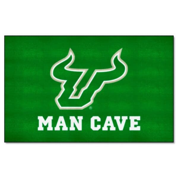 South Florida Bulls Man Cave Ulti Mat Rug 5ft. x 8ft 1 scaled