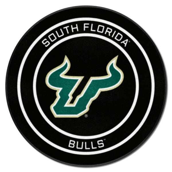 South Florida Hockey Puck Rug 27in. Diameter 1 scaled