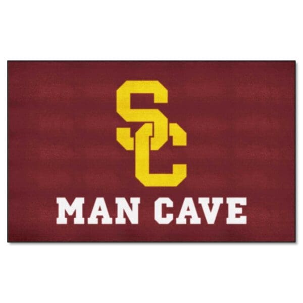 Southern California Trojans Man Cave Ulti Mat Rug 5ft. x 8ft 1 scaled