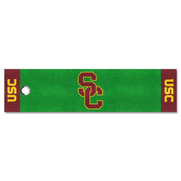 Southern California Trojans Putting Green Mat 1.5ft. x 6ft 1 scaled