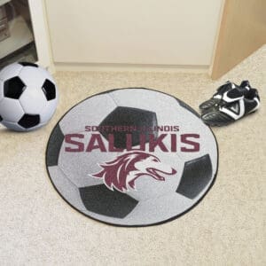 Southern Illinois Salukis Soccer Ball Rug - 27in. Diameter