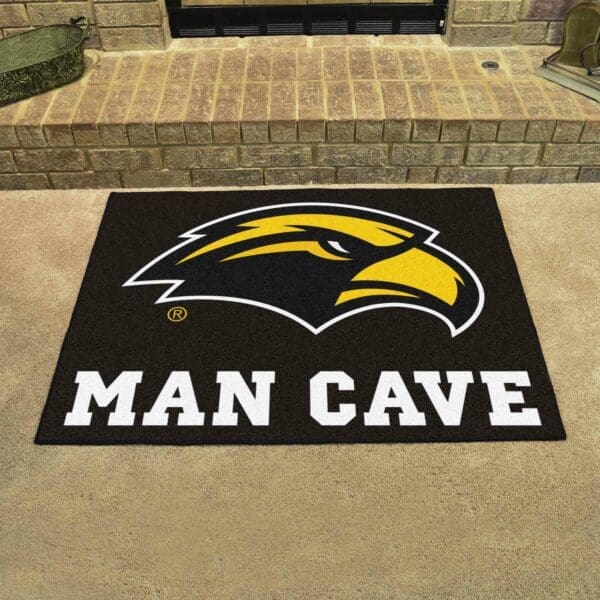 Southern Miss Golden Eagles Man Cave All-Star Rug - 34 in. x 42.5 in.