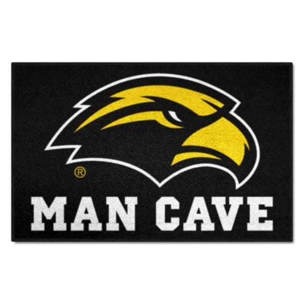 Southern Miss Golden Eagles Man Cave Starter Mat Accent Rug 19in. x 30in 1 scaled
