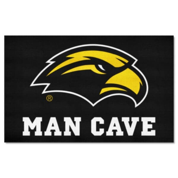 Southern Miss Golden Eagles Man Cave Ulti Mat Rug 5ft. x 8ft 1 scaled