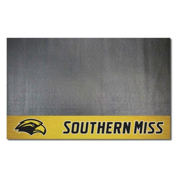 Southern Miss Golden Eagles Vinyl Grill Mat 26in. x 42in 1 scaled