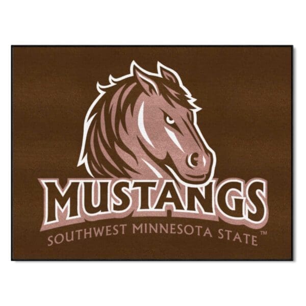 Southwest Minnesota State Mustangs All Star Rug 34 in. x 42.5 in 1 scaled