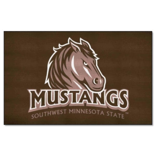 Southwest Minnesota State Mustangs Ulti Mat Rug 5ft. x 8ft 1 scaled