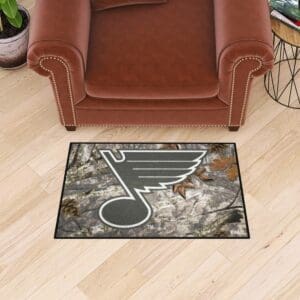 St. Louis Blues Camo Starter Mat Accent Rug - 19in. x 30in.-34509