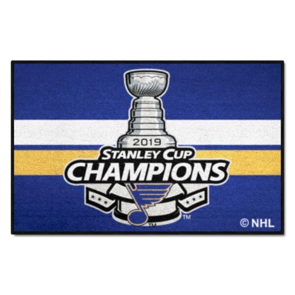 St. Louis Blues Dynasty Starter Mat Accent Rug 19in. x 30in. 25306 1 scaled
