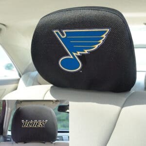 St. Louis Blues Embroidered Head Rest Cover Set - 2 Pieces-17188