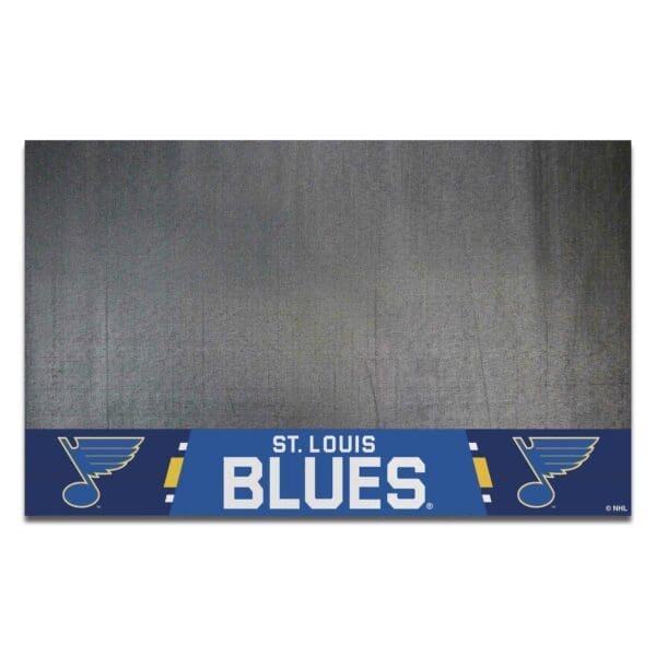St. Louis Blues Vinyl Grill Mat 26in. x 42in. 14249 1 scaled