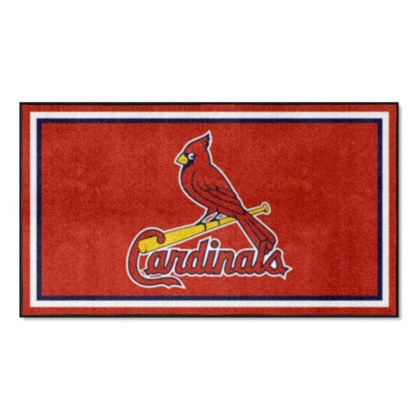 St. Louis Cardinals 3ft. x 5ft. Plush Area Rug 1 scaled