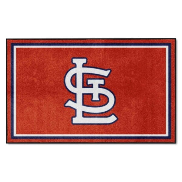 St. Louis Cardinals 4ft. x 6ft. Plush Area Rug 1 4 scaled