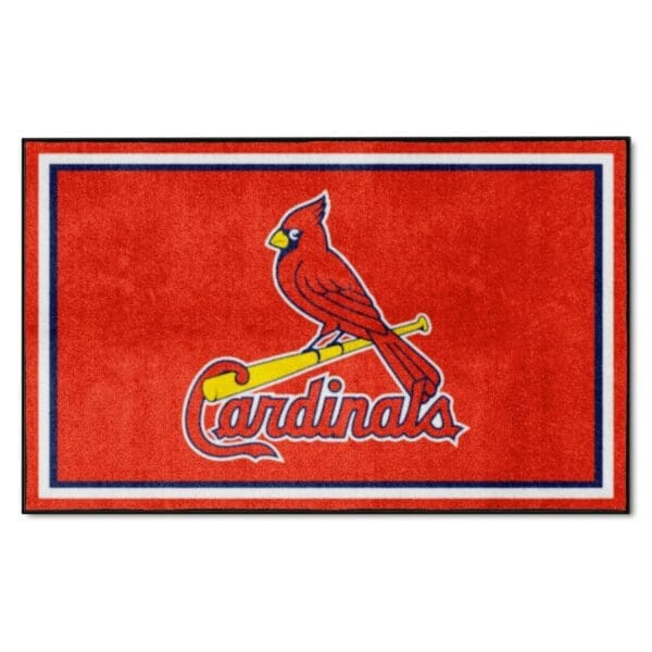 St. Louis Cardinals 4ft. x 6ft. Plush Area Rug 1 5 scaled