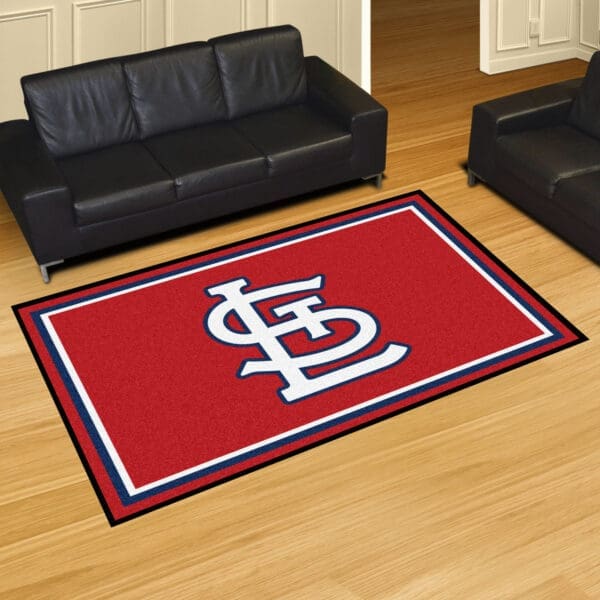 St. Louis Cardinals 5ft. x 8 ft. Plush Area Rug