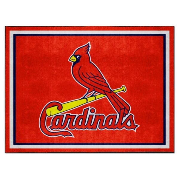 St. Louis Cardinals 8ft. x 10 ft. Plush Area Rug 1 scaled