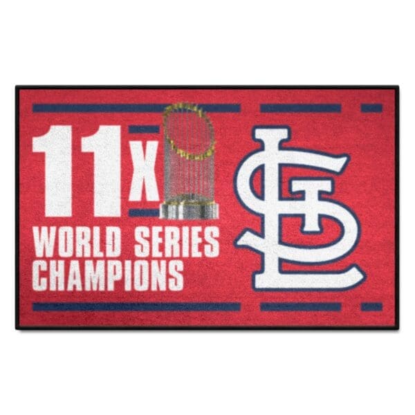 St. Louis Cardinals Dynasty Starter Mat Accent Rug 19in. x 30in 1 scaled