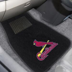 St. Louis Cardinals Embroidered Car Mat Set - 2 Pieces
