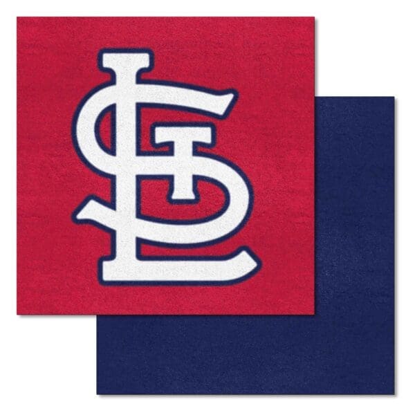 St. Louis Cardinals LST Logo Team Carpet Tiles 45 Sq Ft 1 scaled